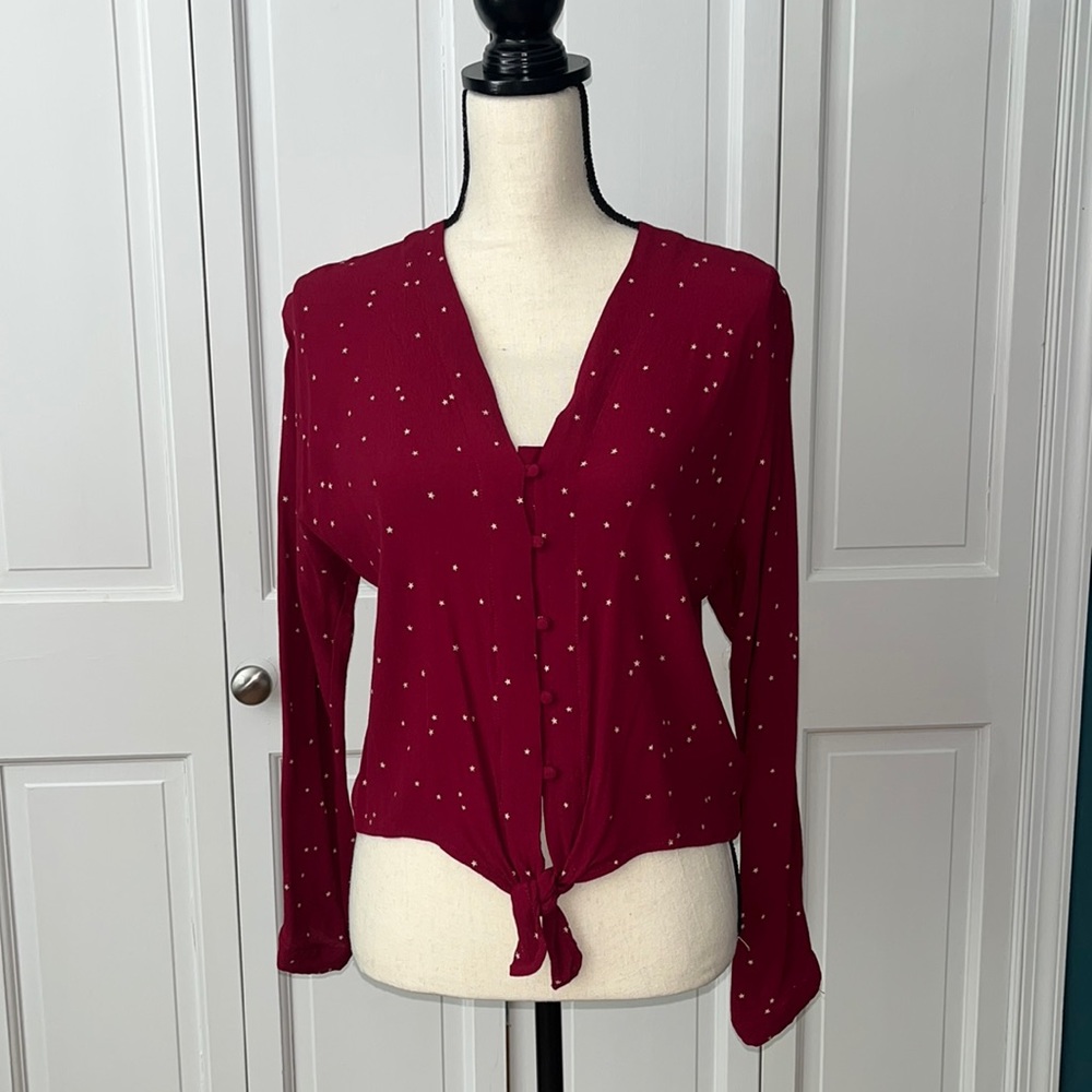 Rails Sloane Rouge Gradient Stars Top